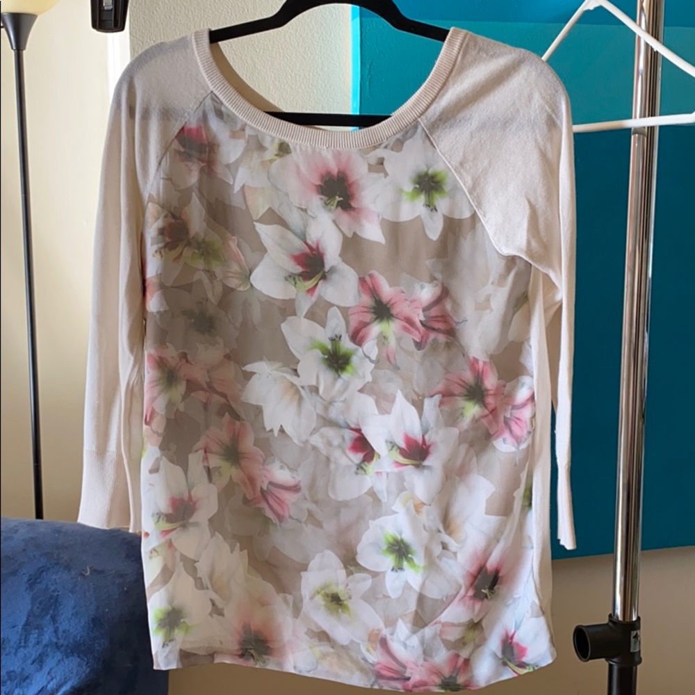Magaschoni Silk/Cashmere V-Bk Sweater